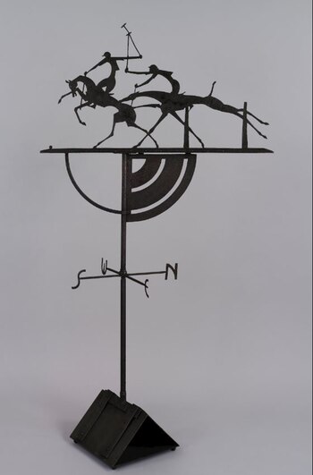 “Polo Players Weathervane” (1926) de