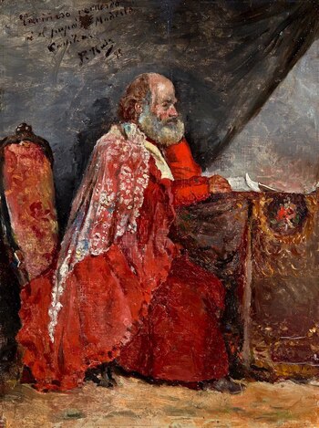 “Retrato de un hombre barbudo”