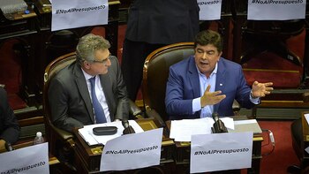 Los diputados Agustín Rossi y