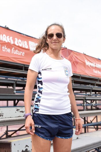 Leticia Brunati, entrenadora de las