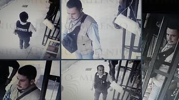 Imágenes de los supuestos “policías”