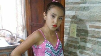 El cuerpo de la niña