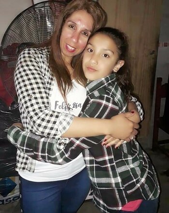 Estefanía y su tía Claudia: