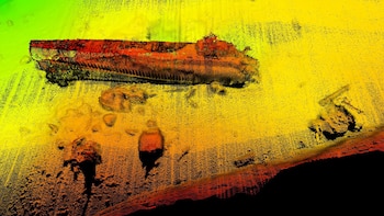 El U-864 está a 150