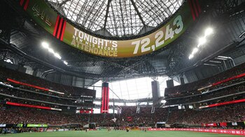 En el primer partido del 2018, el Atlanta United fue apoyado por más de 72.000 hinchas (AP)