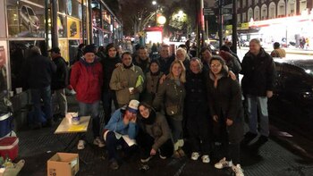 El grupo “Caminos solidarios” recorre