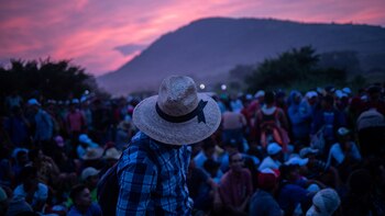 REUTERS/Adrees LatifMigrantes viajan desde Arriaga,