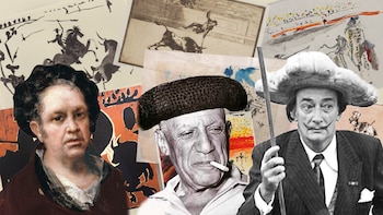 Goya, Picasso y Dalí: tres