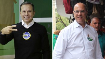 Joao Doria y Wilson Witzel,