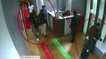 Los presuntos miembros del escuadrón