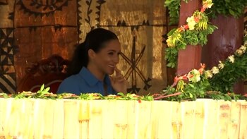 Meghan Markle no pudo contener