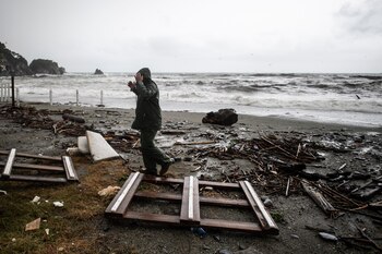 Destrozos en Monterosso en las