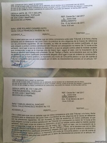 Documentos Acusación contra Rolando Casares