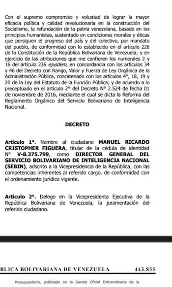 El nombramiento de Manuel Ricardo