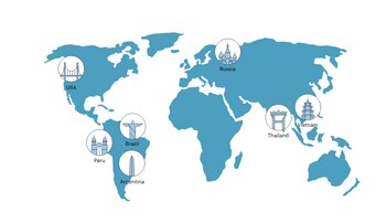 Los siete mercados principales de