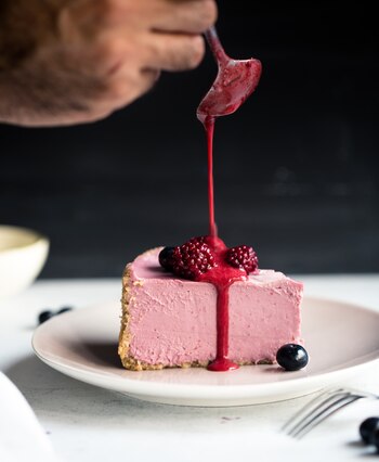 Torta de frambuesa, ideal para
