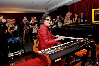 Charly García en la presentación