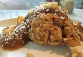 Las arepas de manzanas con