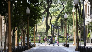 Los conos de cemento impiden