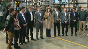 La gobernadora María Eugenia Vidal