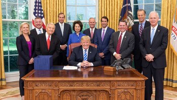 El presidente norteamericano Donald Trump