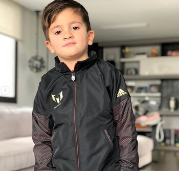 El hijo mayor del futbolista