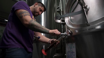 Una vez que la cerveza