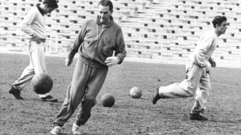 Yiyo Carniglia en acción. El