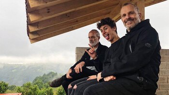 Los dos artistas se conocieron