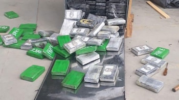 La droga estaba distribuida en