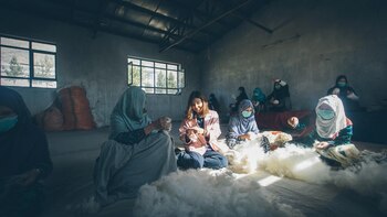 Alfombras artesanales creadas con el