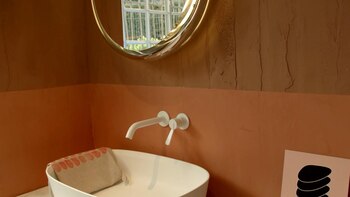 La textura en el baño