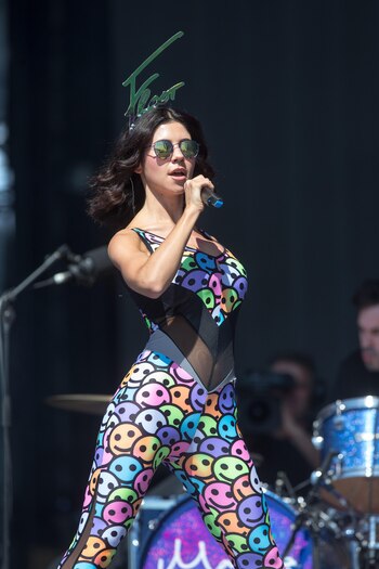 La galesa de origen griego Marina Lambrini Diamandis, ex Marina and the Diamonds y hoy, solo Marina