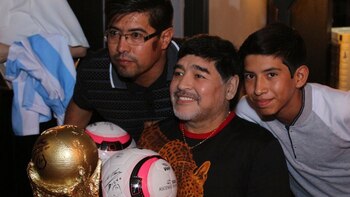 Maradona, y la réplica de