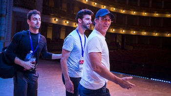 Daniel Sarabia, izquierda, Rolando Sarabia,