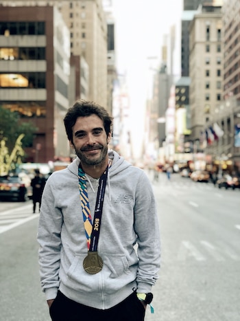 Mi objetivo no fue ganar sino llegar a la meta. Mientras corría recordé todas las cosas que hice para llegar acá.