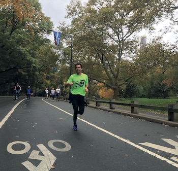 El domingo lo hizo por primera vez y alcanzó el puesto 13.055, de un total de 52.704 atletas inscriptos.