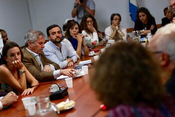 Los diputados Lucila De Ponti,