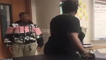 Profesora se sorpende cuando el