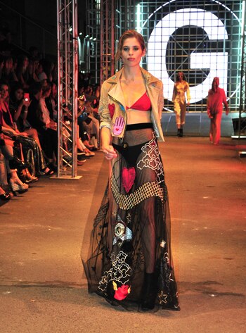 Muchos famosos asistieron al evento de moda