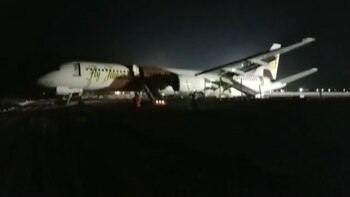 El aparato de la aerolínea