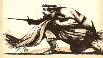 Martín Fierro, por Carlos Alonso