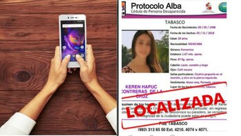 Joven mexicana desapareció pero su