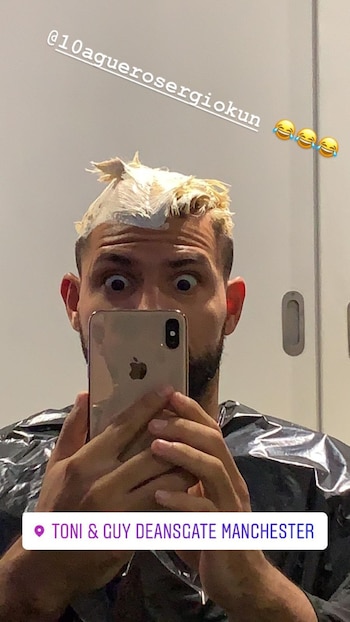 El Kun Agüero se animó