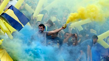 Los hinchas de Boca no celebrarán el 12/12 en su estadio (EFE/Juan Ignacio Roncoroni)