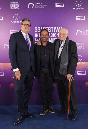 Ralph Haiek, Guillermo Francella y José Martínez Suárez