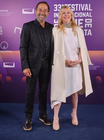 Guillermo Francella y Esmeralda Mitre