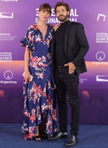 Benjamín Alfonso y su novia