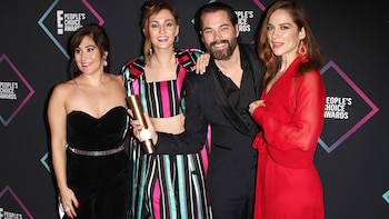 Melanie Scrofano, Tim Rozon, Katherine Barrell, Emily Andras (NPA/The Grosby Group)