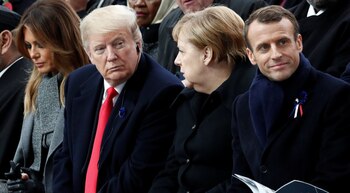 Los mandatarios de EEUU, Alemania